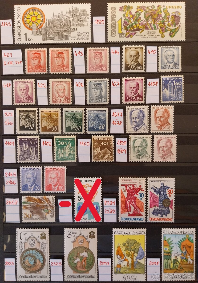 Známky ČSR – 4 - 18