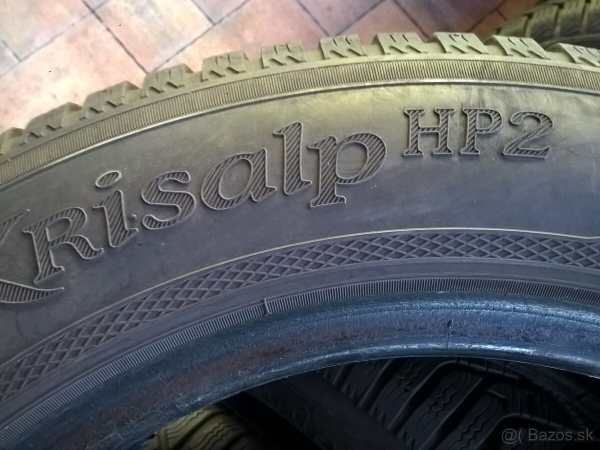 4 ks ZIMNÉ 195/60 R15 88T KLEBER cca 7 mm - LEN 20,- €/kus - 18