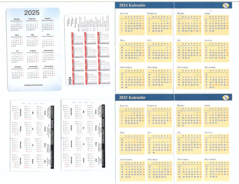 Staré vreckové kalendáriky - 18