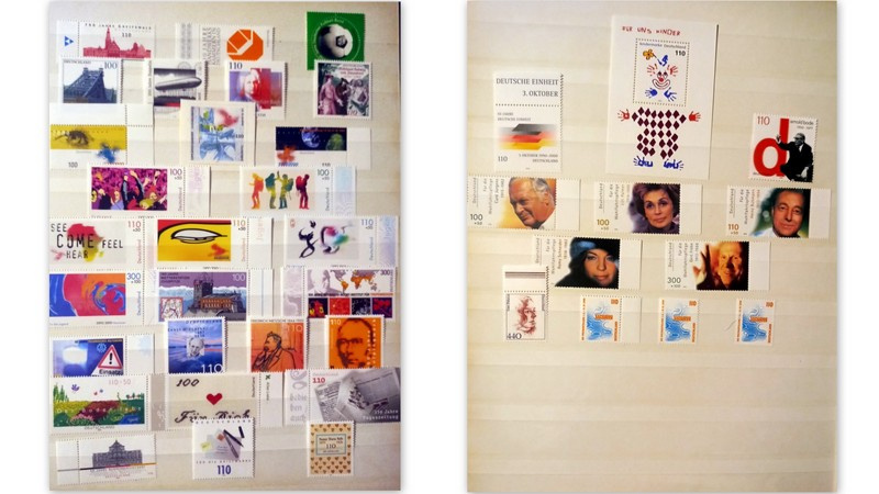 Predám poštové známky DEUTSCHLAND čisté roky 1990 - 2000 - 18