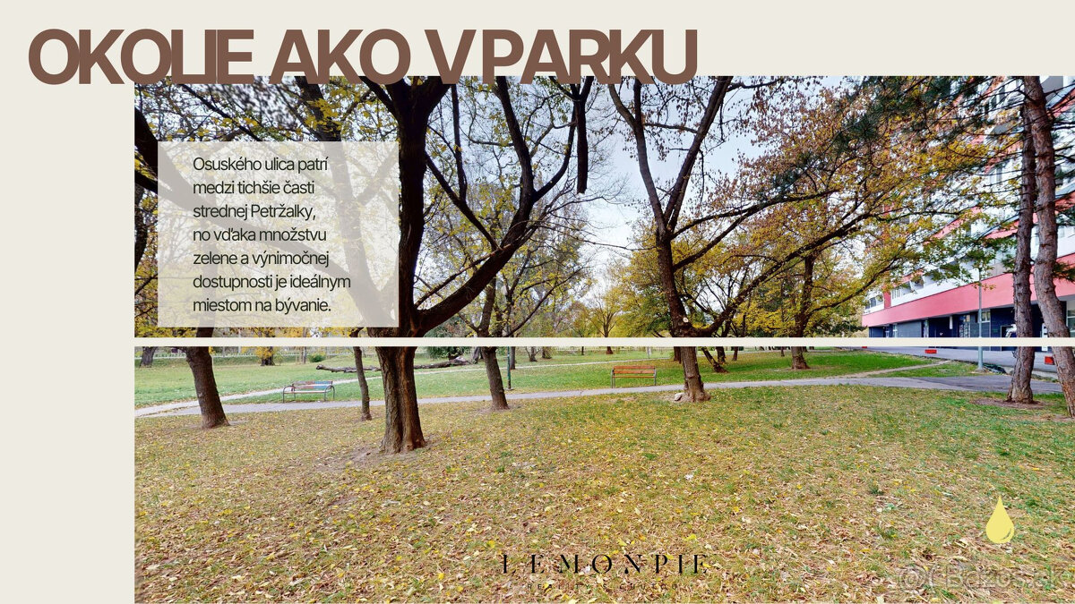 NA PREDAJ GARZÓNKA S VEĽKOU LODŽIOU NA OSUSKÉHO V PETRŽALKE - 18