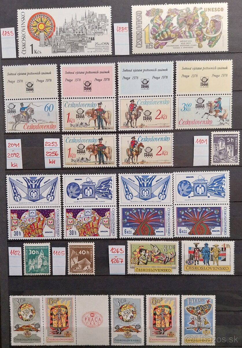 Známky ČESKOSLOVENSKO – 4 - 18