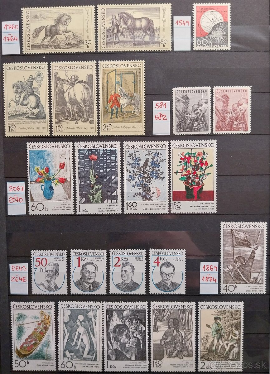 Známky ČESKOSLOVENSKO – 3 - 18