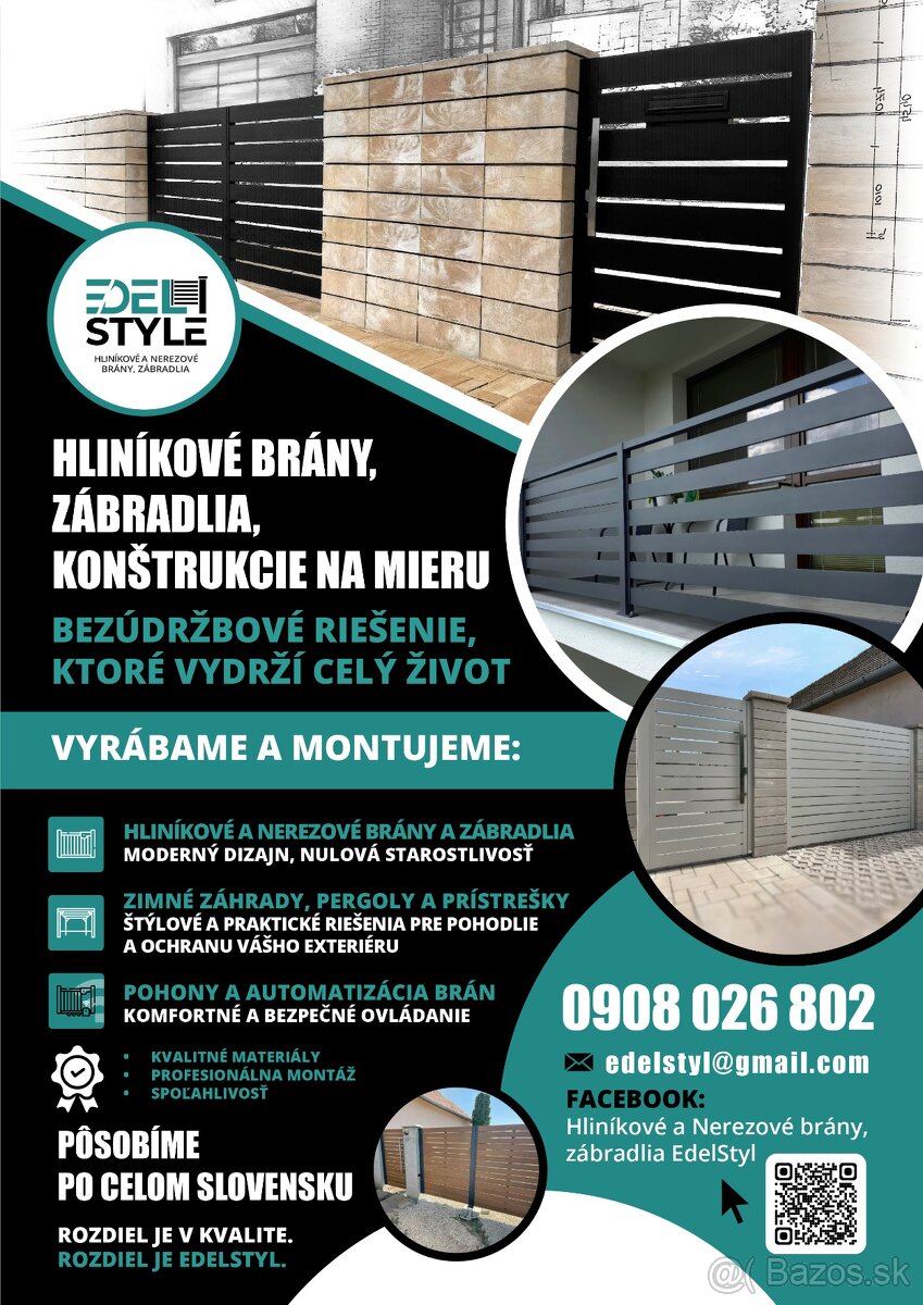 Hlinikova brana , hlinikove zabradlie na mieru - 18