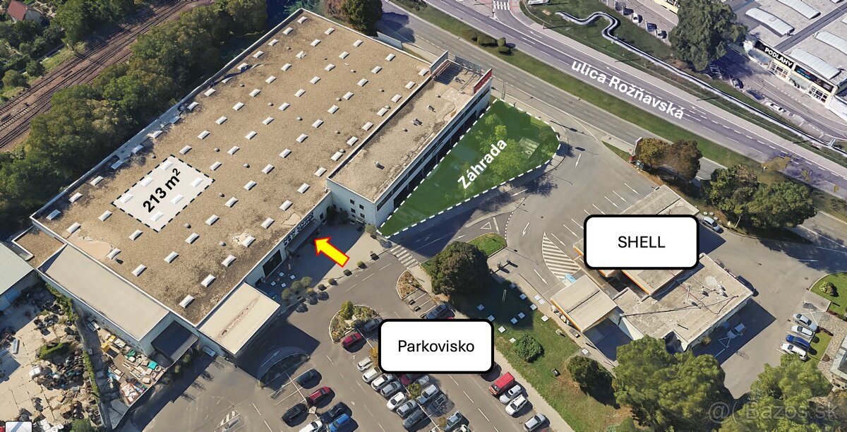 Prenájom showroomu 213 m² v obchodnom centre NEW LIVING CENT - 18