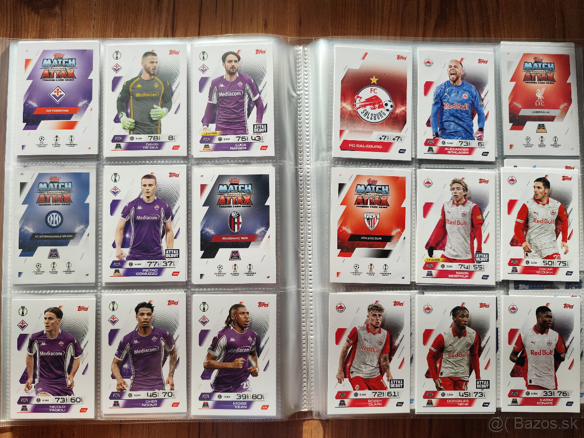 Futbalové kartičky Match Attax 2025/26 ... obyčajné - 18