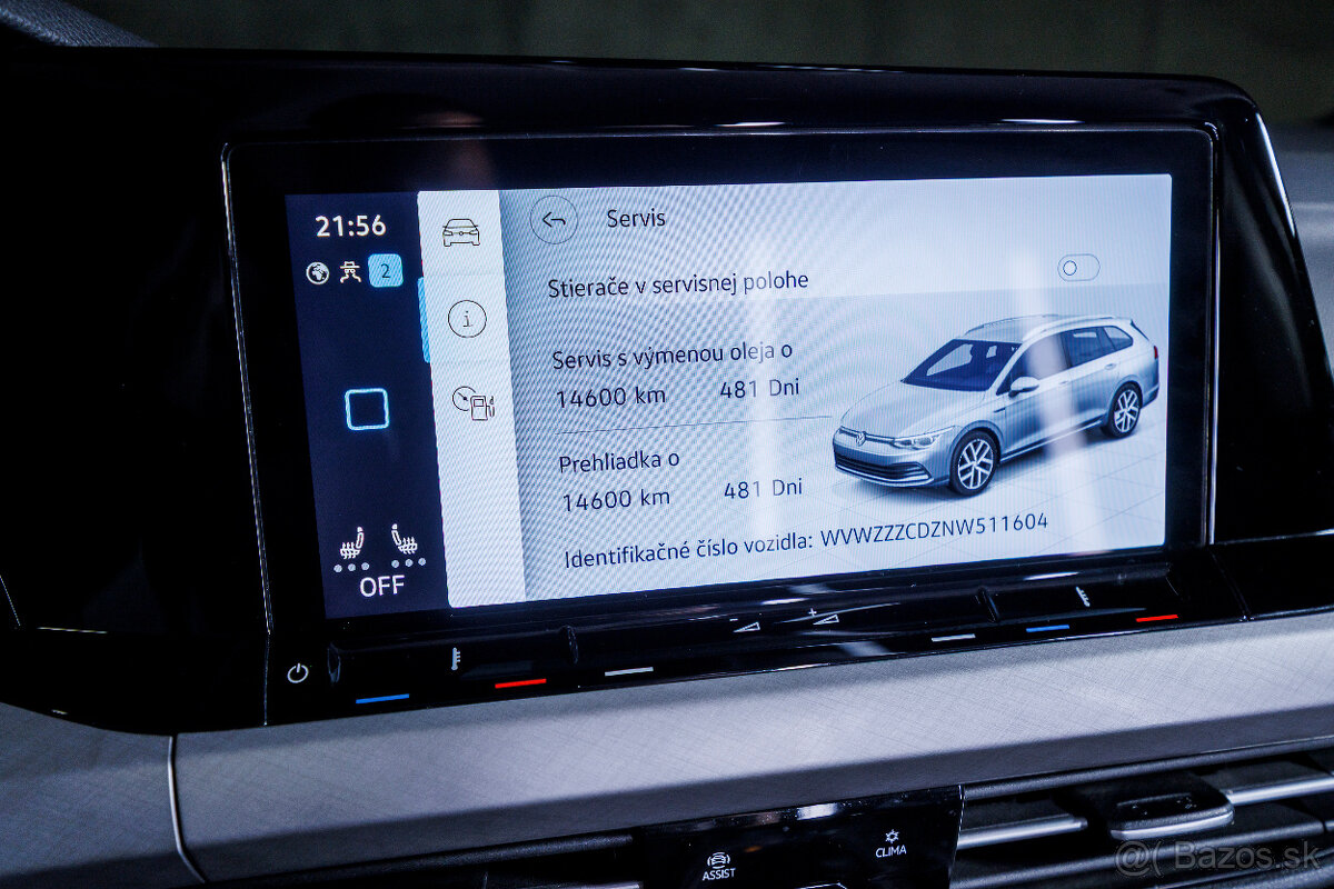 VW Golf Variant 2.0 TDI model 2022, manuál, ťažné, DPH - 18