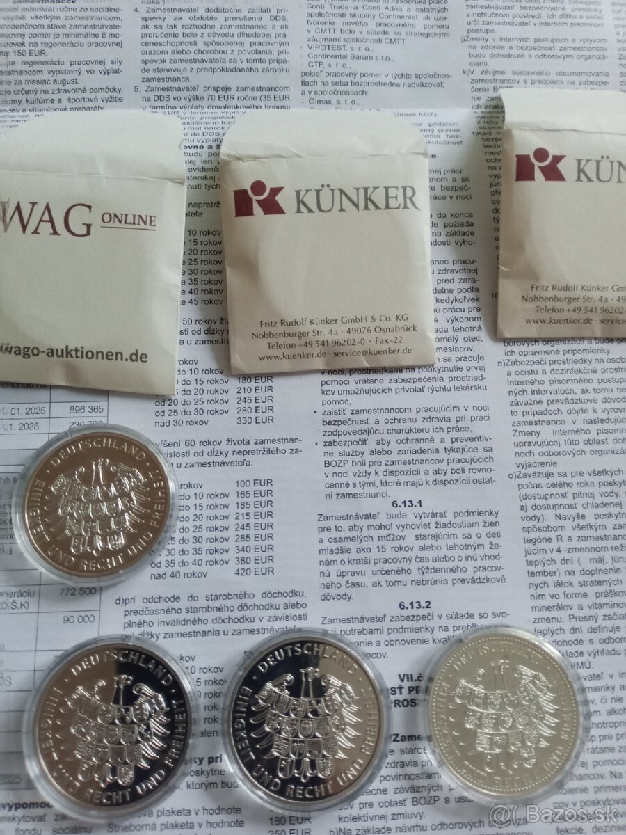 1oz a 2oz strieborné investičné mince - 18