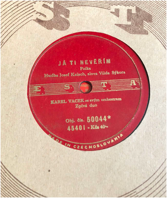 STAROŽITNÉ ORIGINÁLNE GRAMOFÓNOVÉ DOSKY - 18