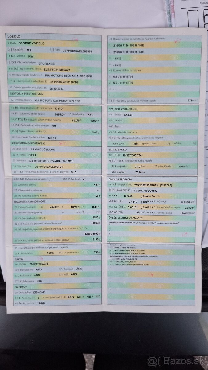 Sportage 1.7crdi 2014 - 18