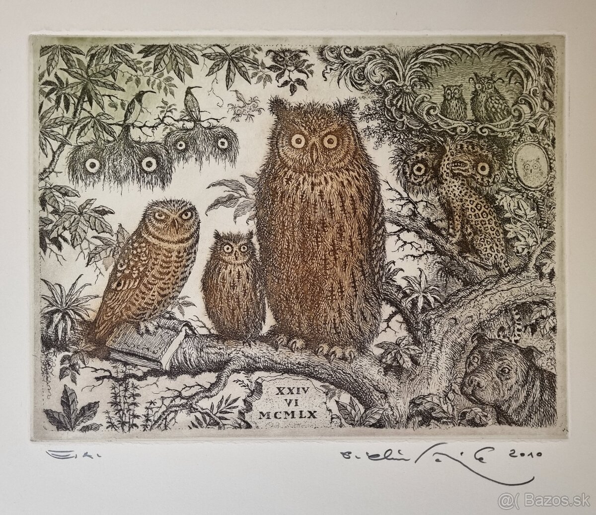 Predám grafické práce Petra Kľúčika a tiež grafiky od iných - 18