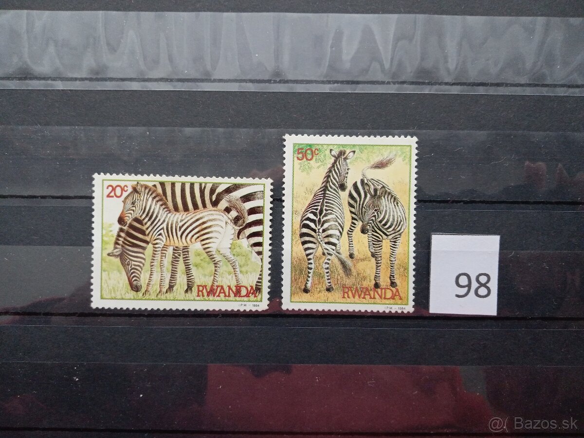 Poštové známky č.428 - FAUNA SVETA V. - 19 sérií - 18