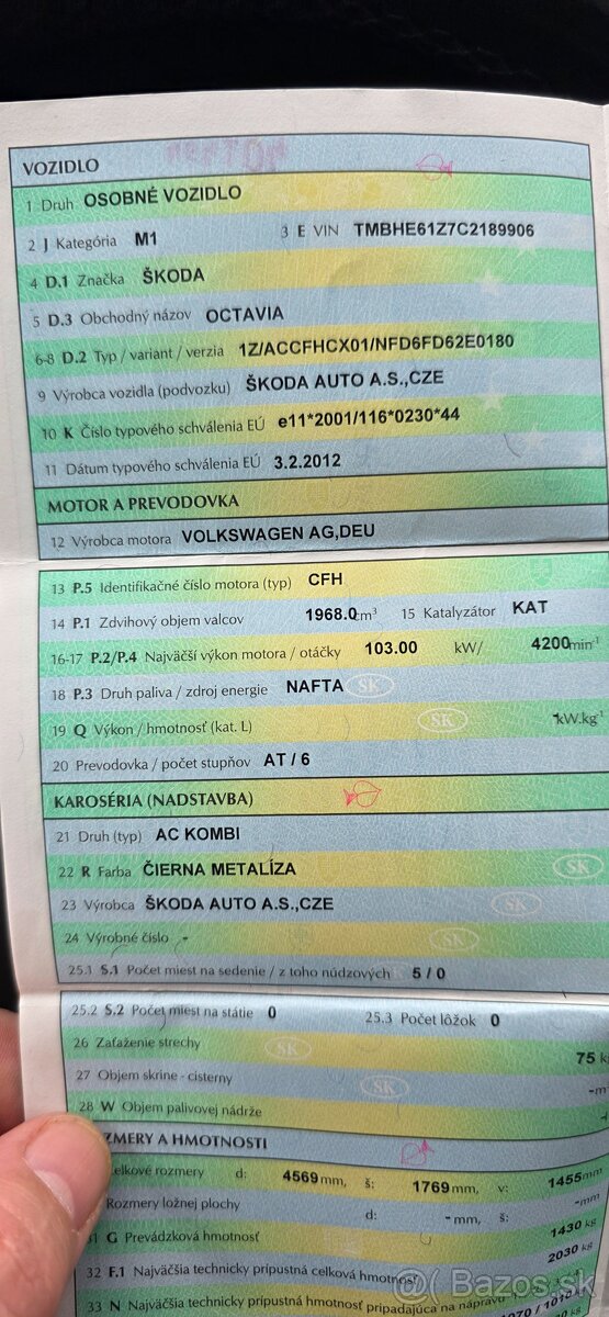Škoda Octavia Combi 2.0 TDI DSG, 103 KW - 18
