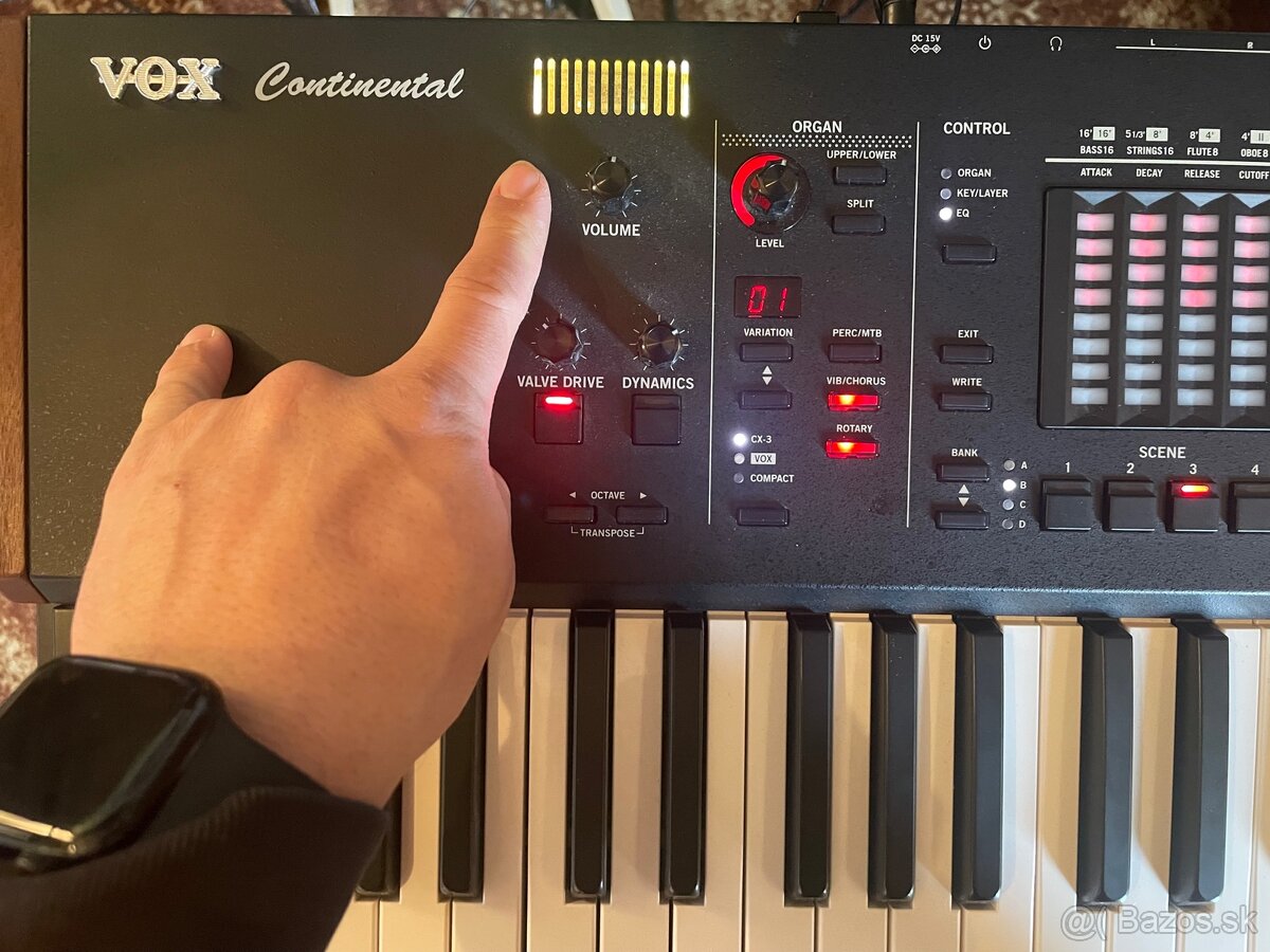 Vox Continental 73 BK + case - 18