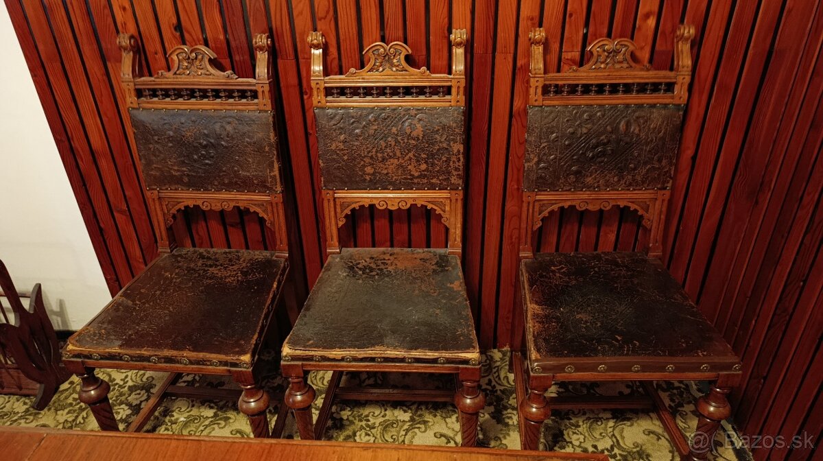 Predám starožitný jedálenský stôl - 18