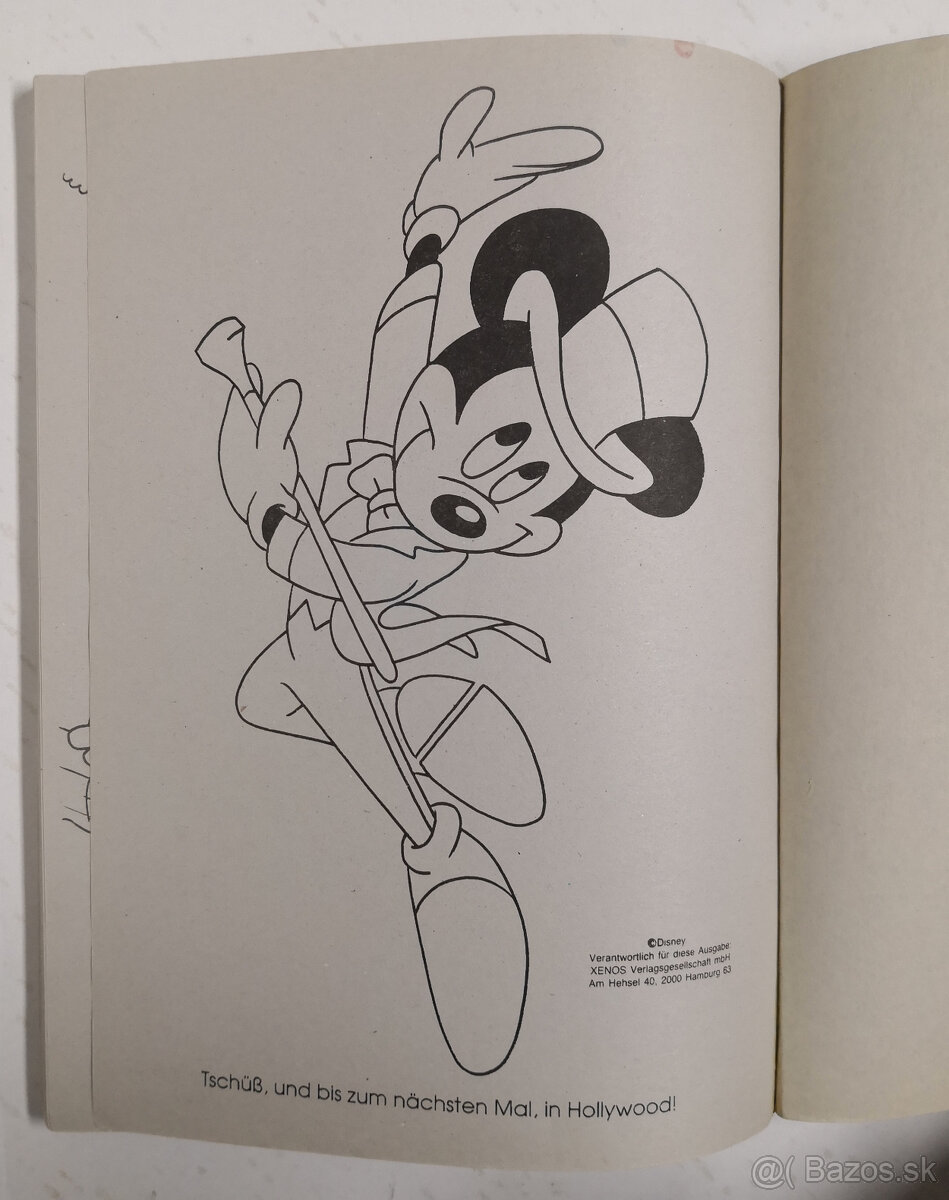 Retro Omaľovánka Hollywood Mickey - 18