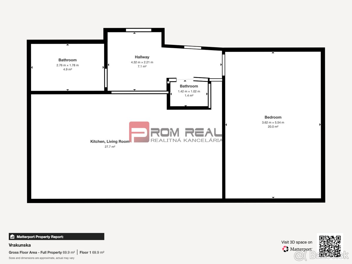 Svetlý 2i byt s dvomi balkónmi a parkovaním P. Biskupice - 18