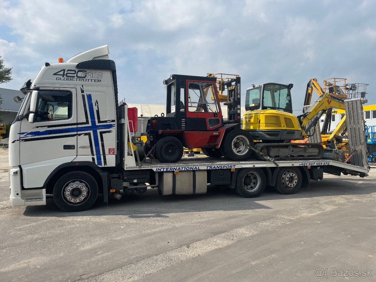 PREPRAVA STROJOV - PREVOZ TECHNIKY - ODTAHOVKA do 15 ton - 18