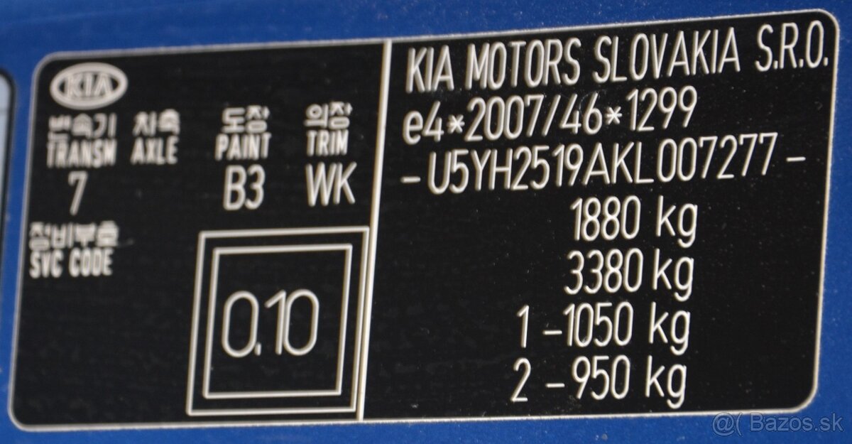 KIA Cee’d 1.60 CRDi, SR voz, 1. majiteľ, GOLD - 18