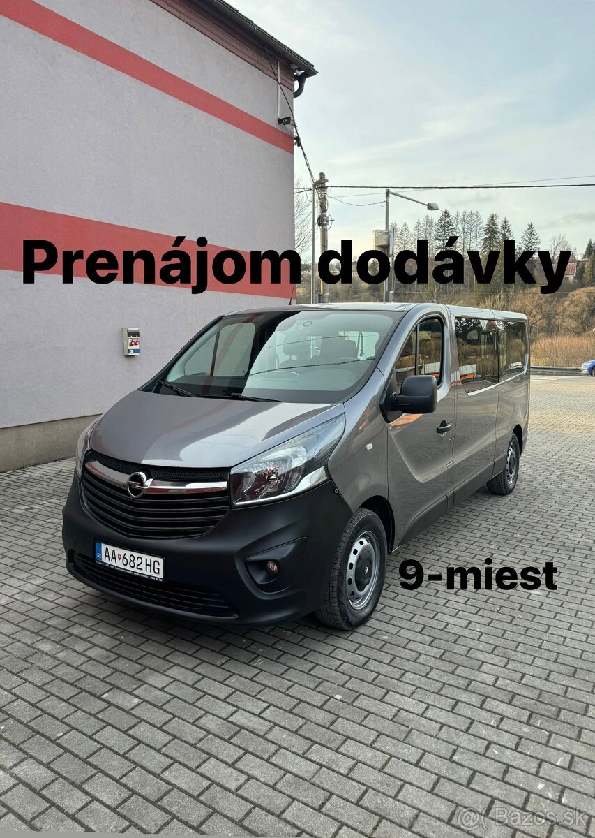 Prenájom dodavky, požicovna dodavky 9-miesta - 18