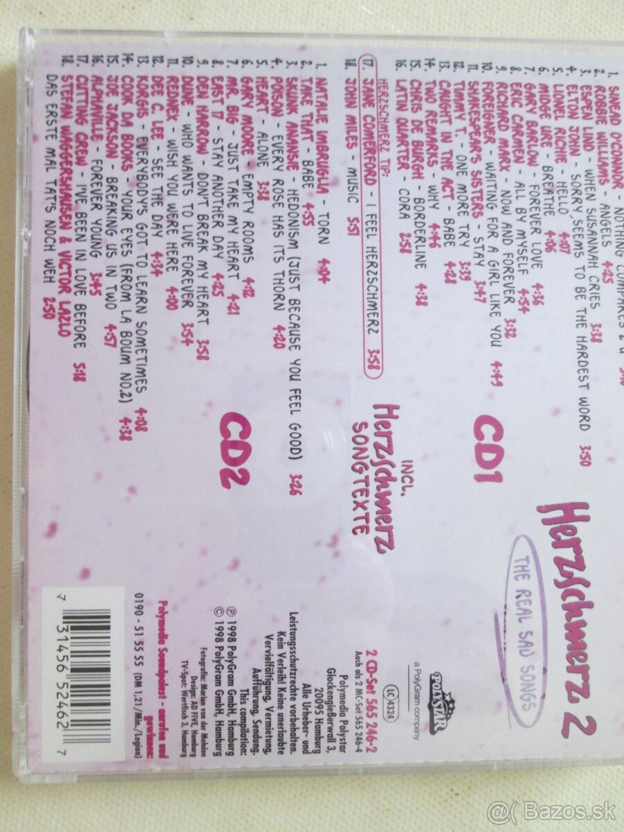 RAP FIEBER (2CD), BEST OF 98 (2CD), HERZCHMERZ 2 (2CD) - 18