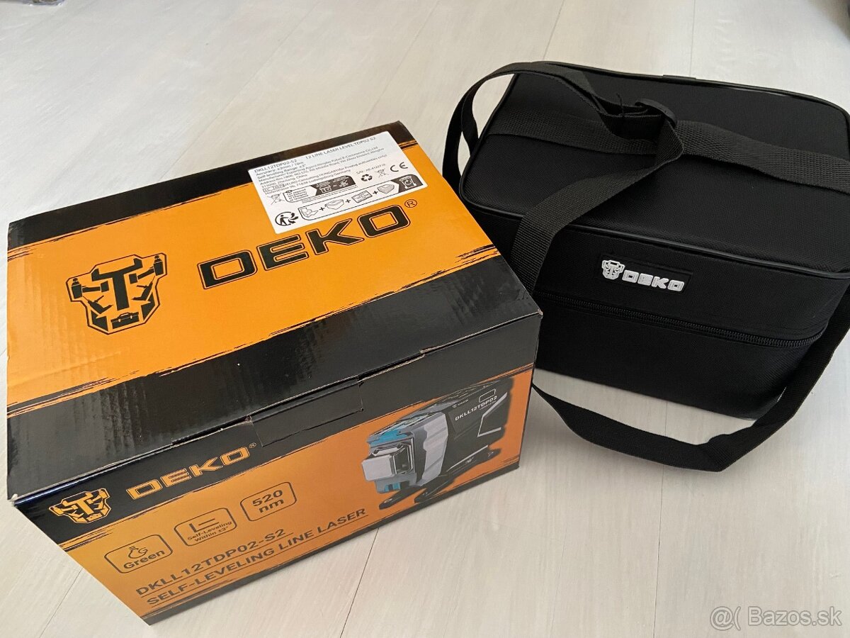 12 líniový krížový samonivelačný 3D laser - PROFI - 18