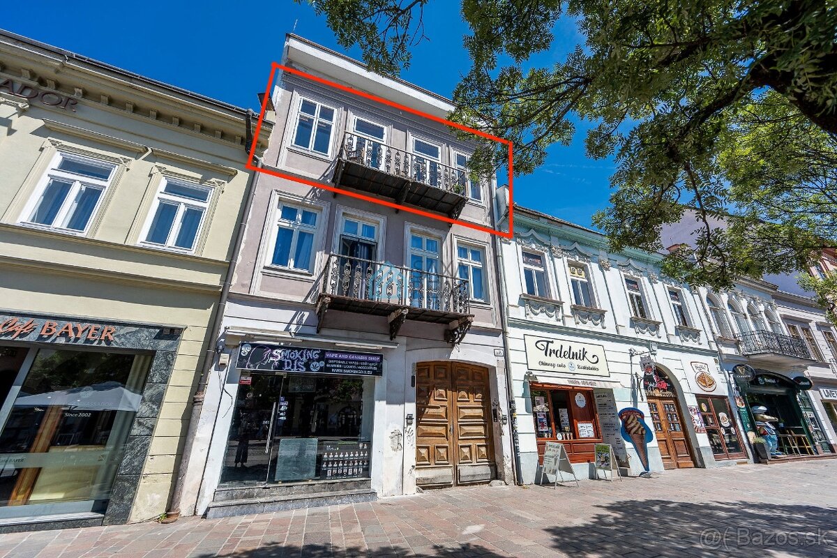 Byt 90 m2 v hist.centre a s balkónom na Hlavnej ulici. - 18