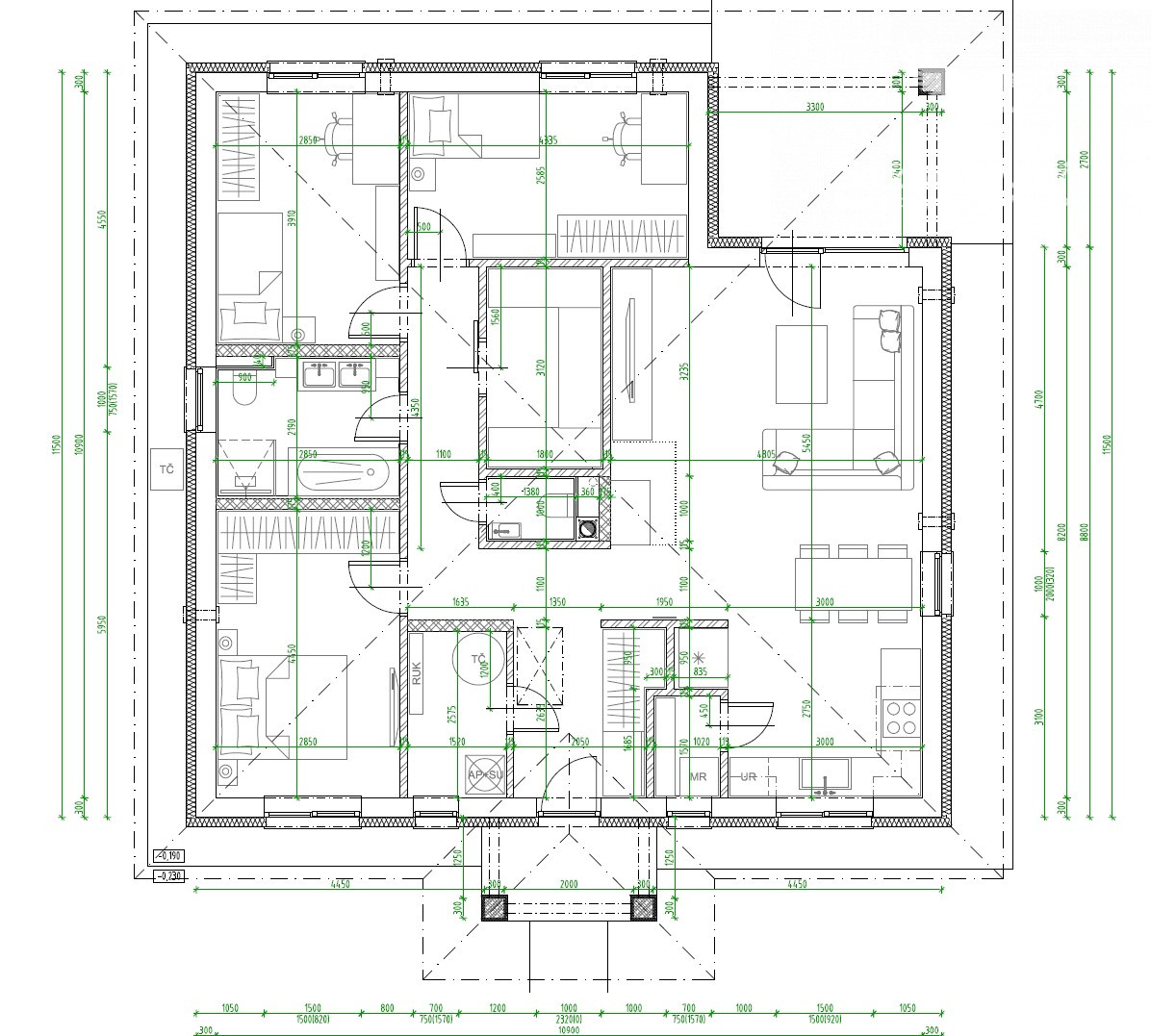Na predaj skolaudovaná 4-izbová novostavba rodinného domu v - 18