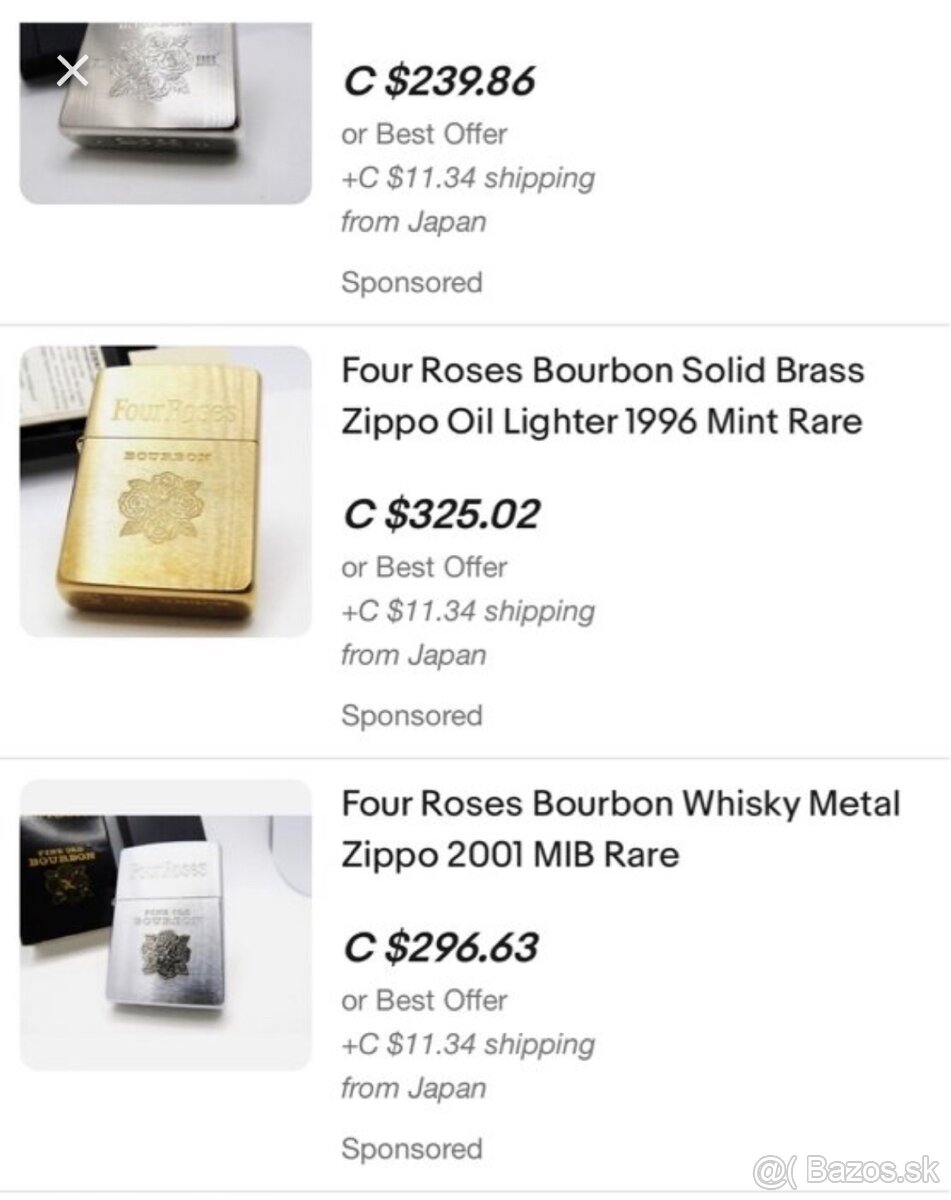 Zippo Four Roses Bourbon( 3/1993) - 18