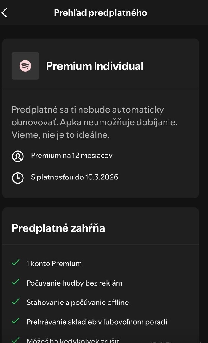 YouTube, Spotify PREMIUM individual 3/6 mesiacov alebo DUO - 18