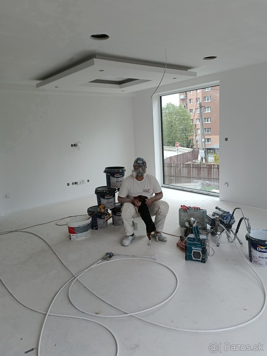 Dekoračné omietky, strojové maľovanie interiérov - 18