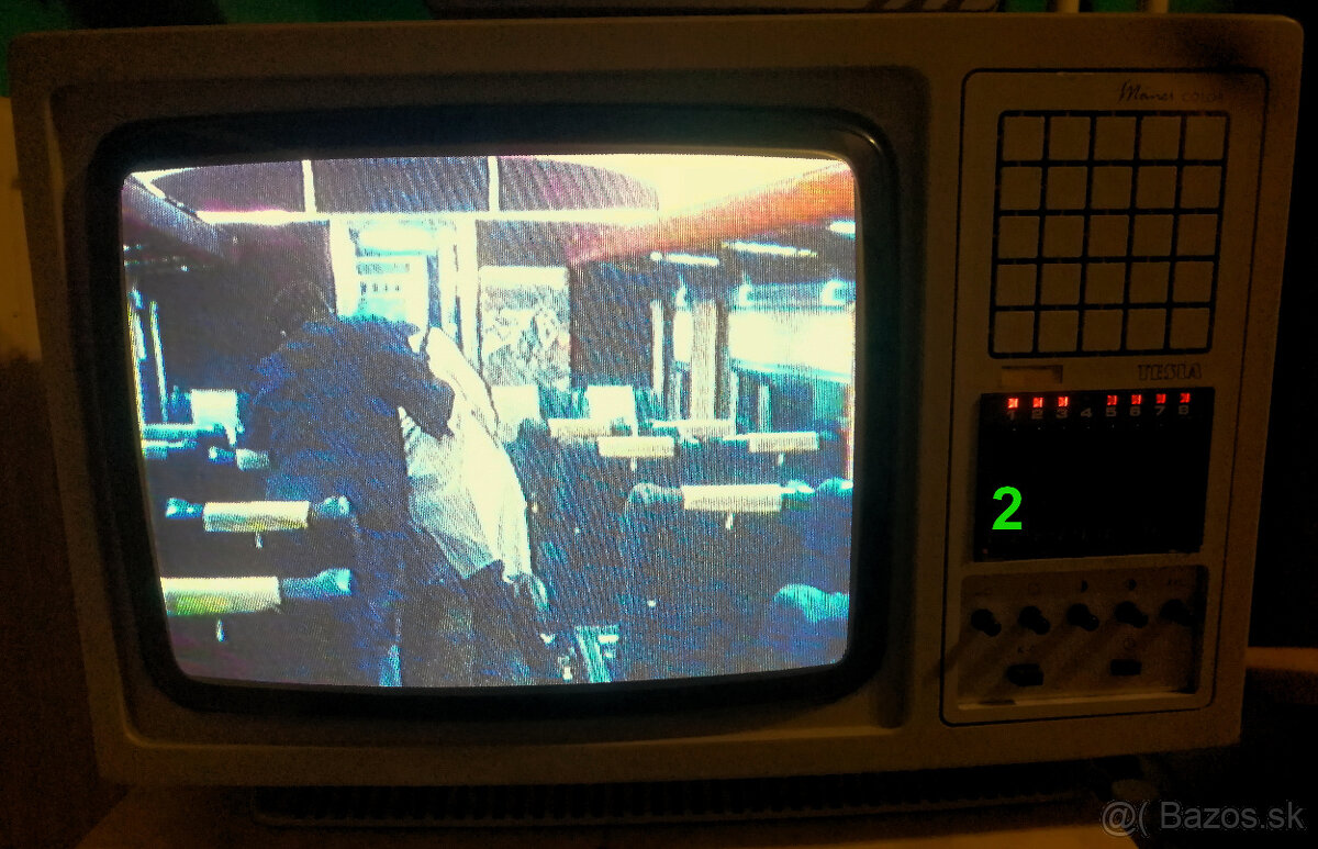 PREDÁM VZÁCNY TV TESLA MÁNES COLOR 2 KUSY - 18