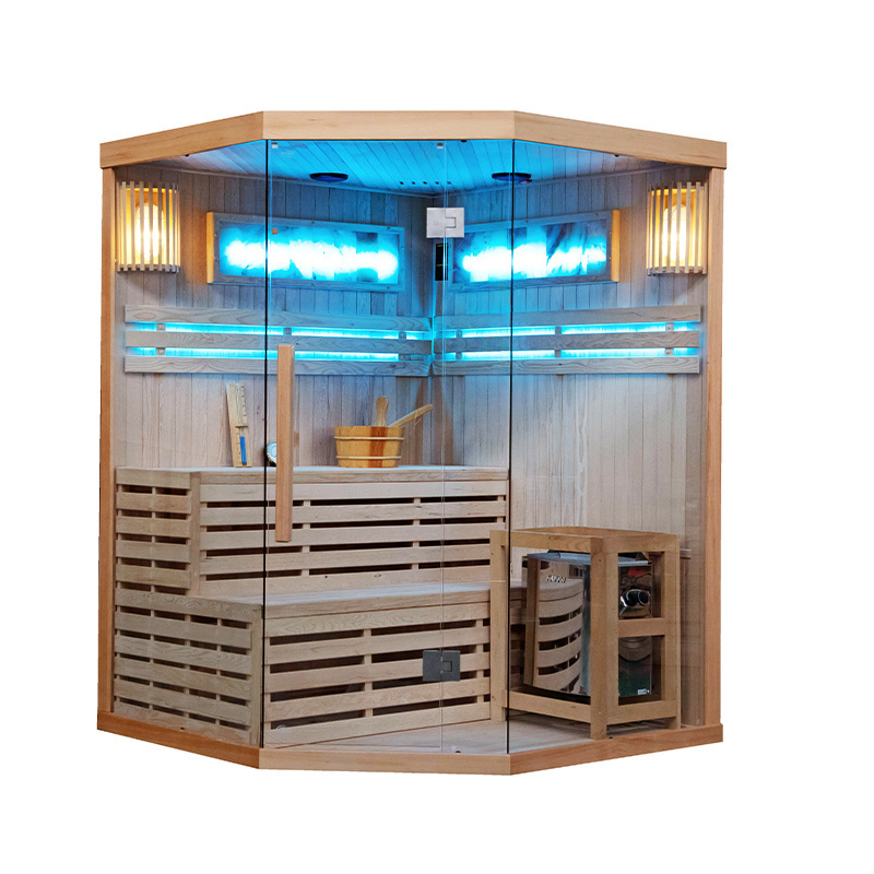 Suchá sauna TAMIZA II s pieckou HARVIA 6 kW pre 4 - 5 osôb s - 18