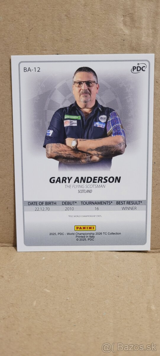 Hráči PDC Darts Šípky #1 2026 - 18