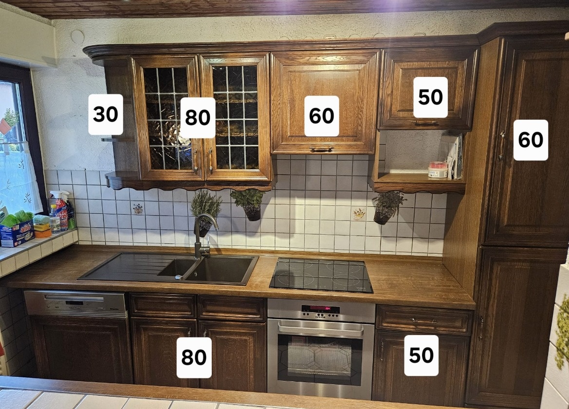 Masívna kuchynská linka z Nemecka so spotrebičmi - 18