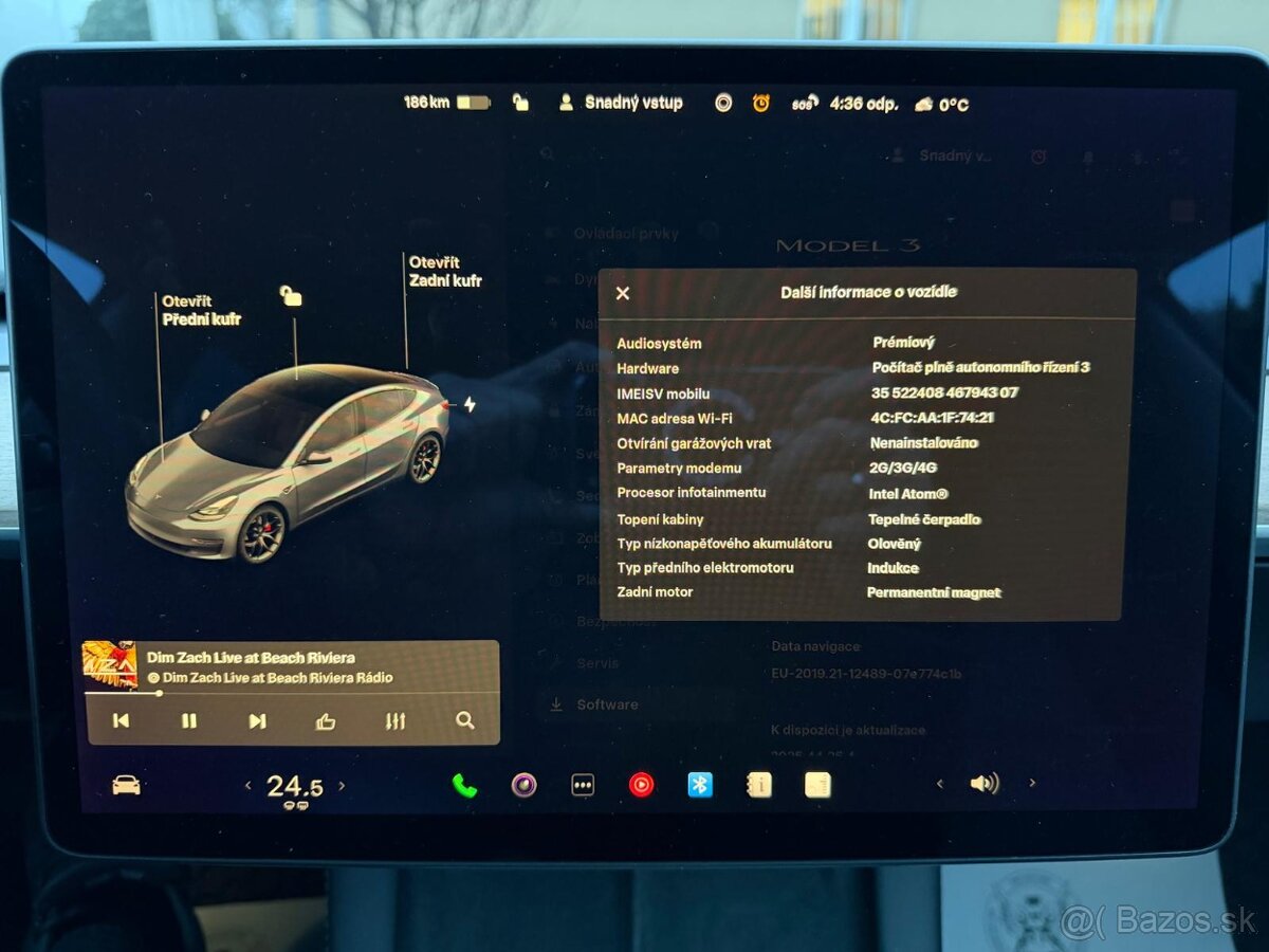 TESLA MODEL3 Performance 377KW 2021/10,TEPELNE,ZIMNA SADA - 18