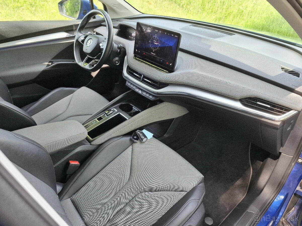 Škoda Enyaq iV 60,modrá RS metalíza,132kW,kamera,LED - 18
