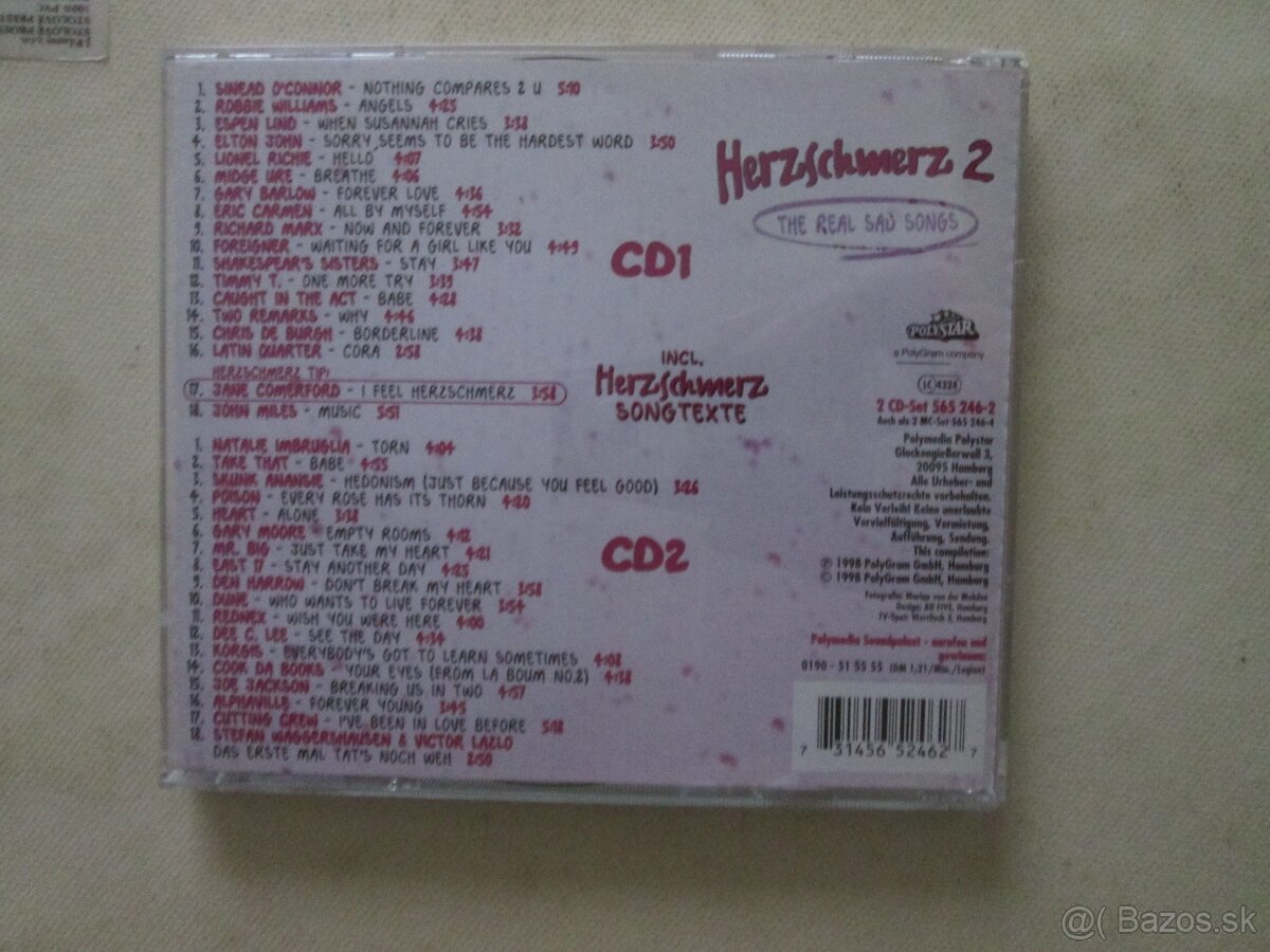 RAP FIEBER (2CD), BEST OF 98 (2CD), HERZSCHMERZ 2,3 (2CD) - 18