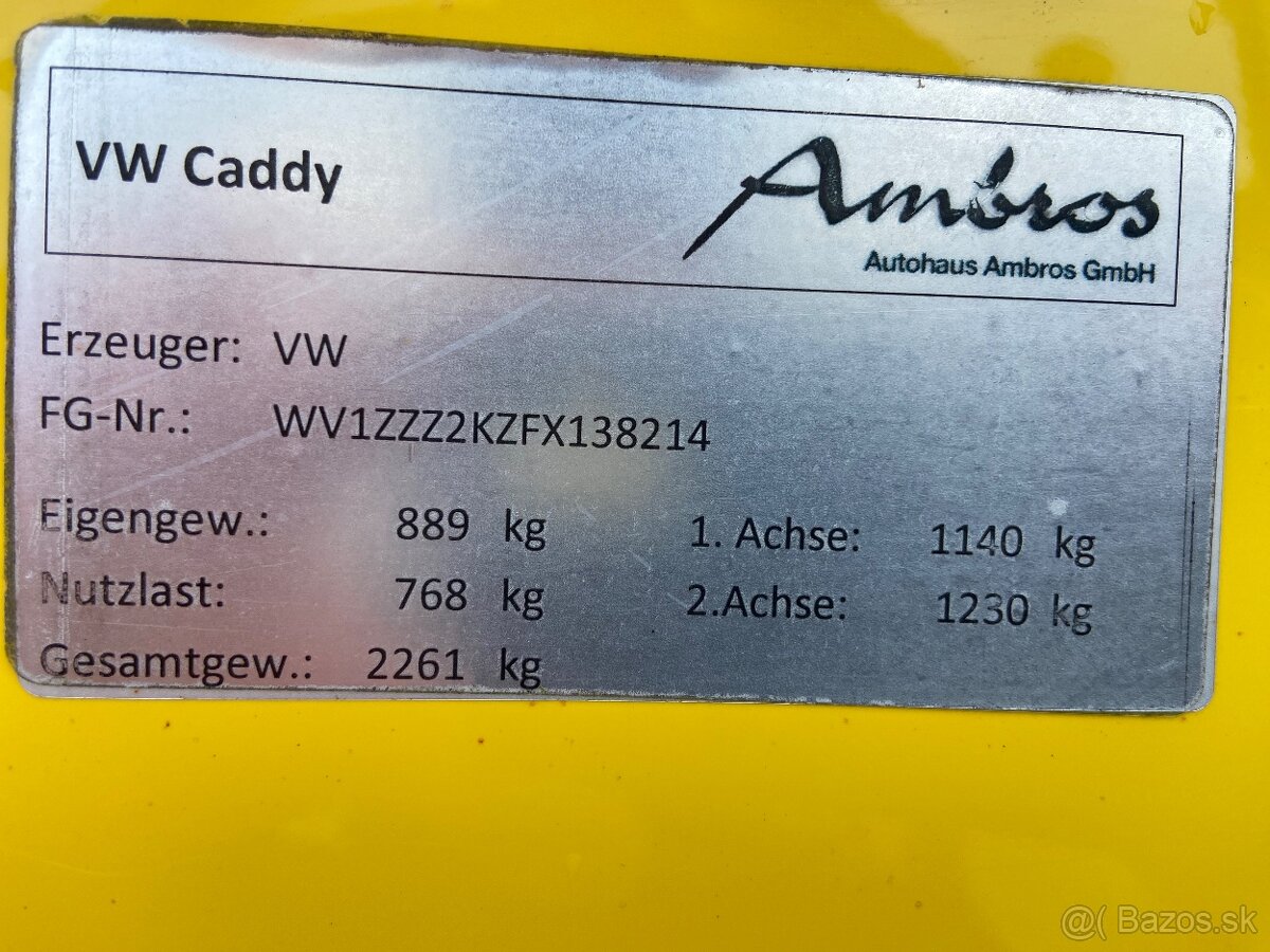 VW CADDY 2.0 TDi MAXI 4x4 - 18