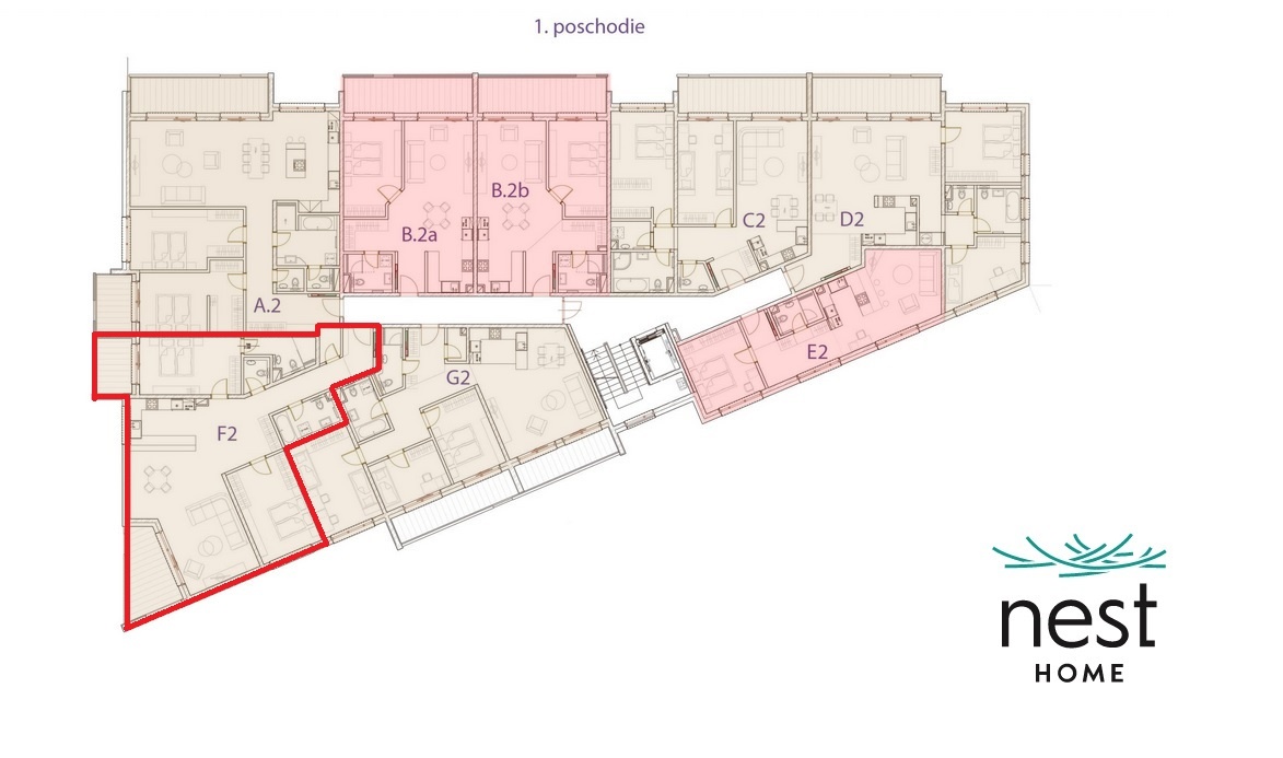 3-izbový byt s 2 balkónmi v NOVOSTAVBE - NESTHOME, Popradská - 18