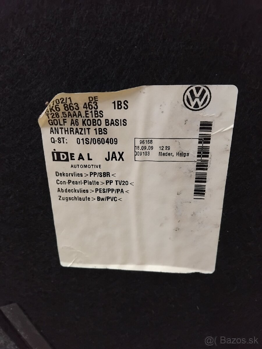 diely interiéru VW GOLF 6 - 18