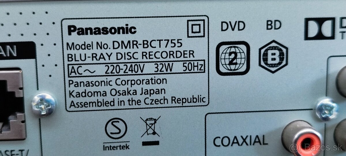 Blu ray rekordér PANASONIC DMR BCT755 - 18