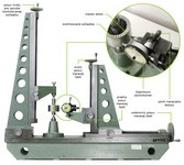 Okružná pila na sklo, rozbrusovačka, UTA 200, astro ďal. - 18