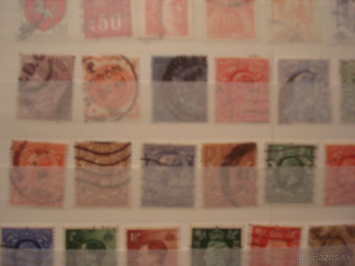 60 str. album A4 + 1300 rôznych známok Nemecko Európa Svet - 18