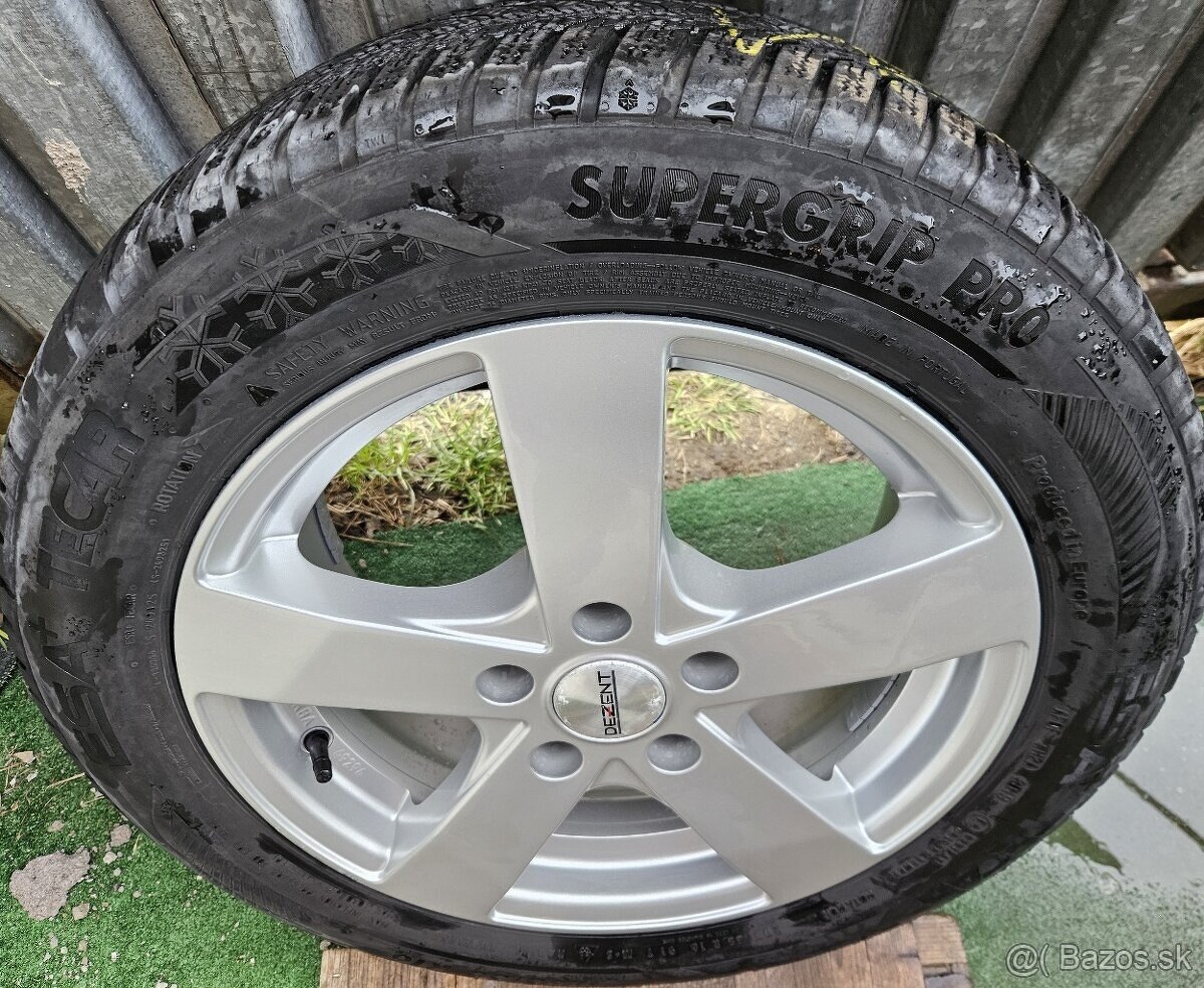 Nemecké disky DEZENT 5x112 r16 + zimné 205/55 r16 - 18