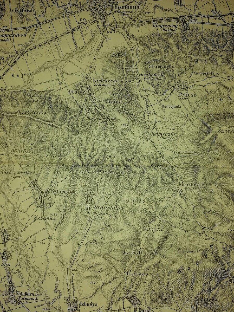 Staré mapy 1861-1863. - 18