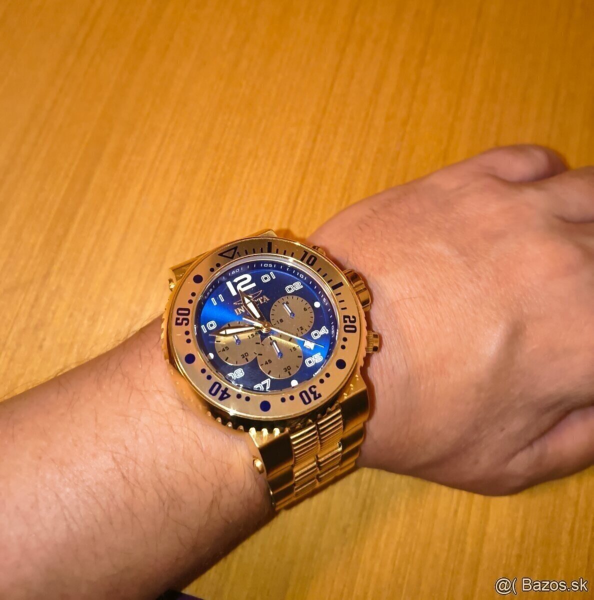 USA Hodinky, 500 m vodot., masívny dizajn - 18