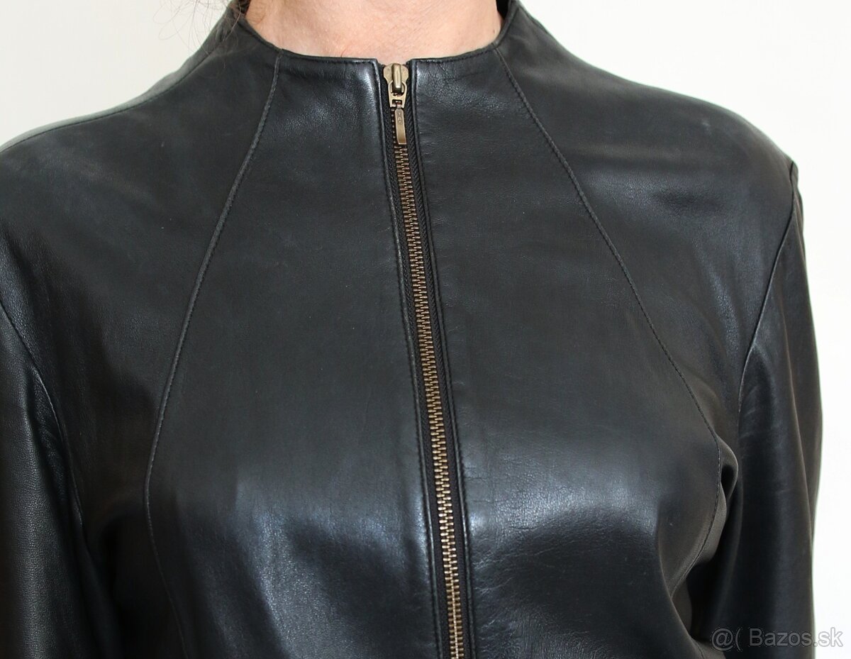 Kožená dámska bunda Marks&Spencer veľ.40 - 18