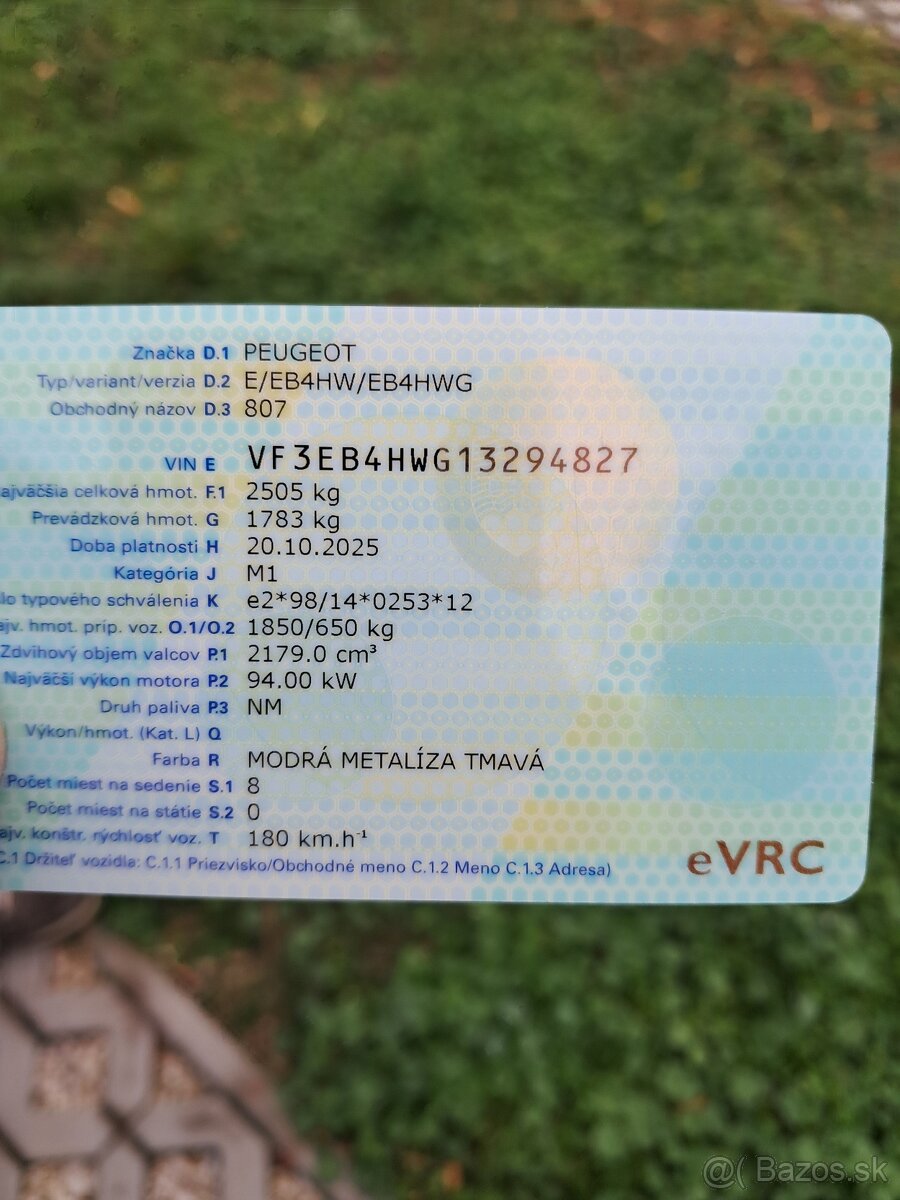 Peugeot 807 7 miestny 2.2L 94kw - 18