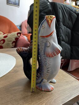 Etažér Moritz Zdekauer MZ + Royal Dux Pes... - 18